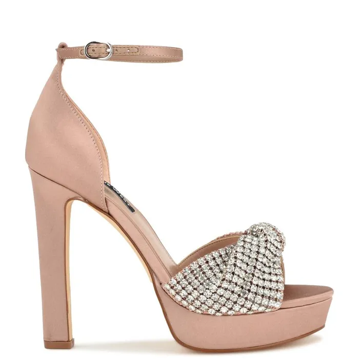 Wary Dress Sandals Natural Women Nine West Sandals