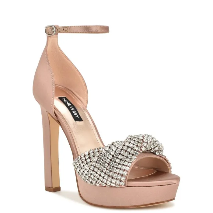 Wary Dress Sandals Natural Women Nine West Sandals