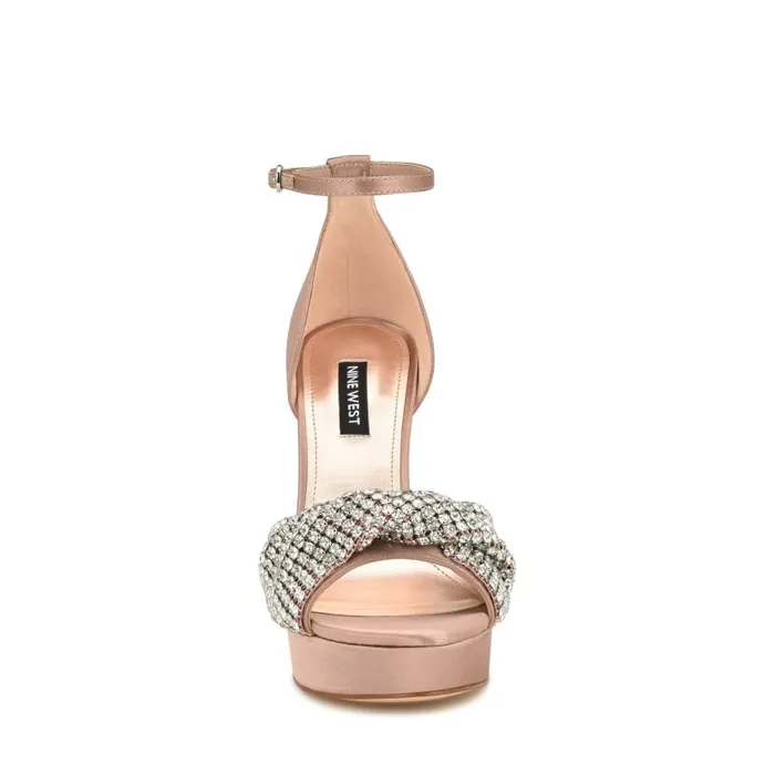 Wary Dress Sandals Natural Women Nine West Sandals