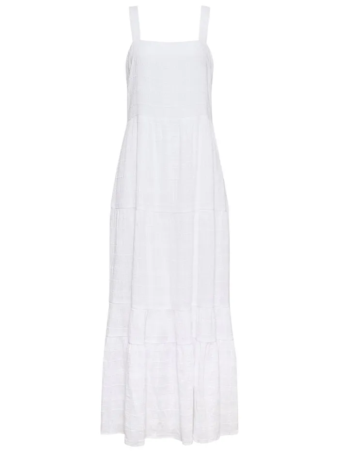 Watching Sunset Tiered Midi Dress White Women Sanctuary Clothing Dresses and Jumpsuits