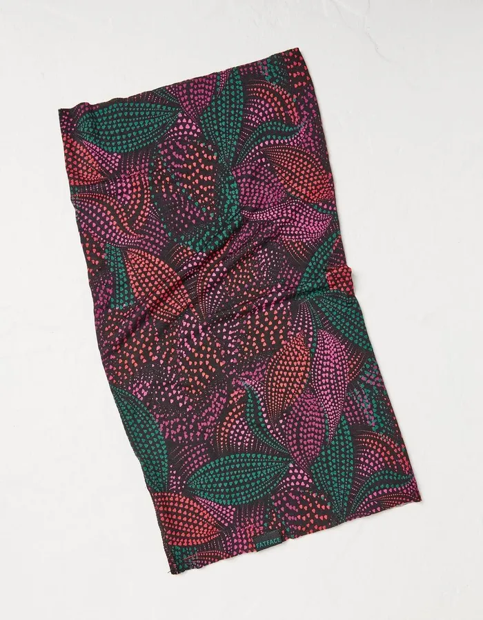 Waves Print Snood Black Women FatFace Scarves