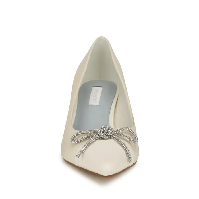 Wendon Bow Pumps Ivory Women Nine West Heels