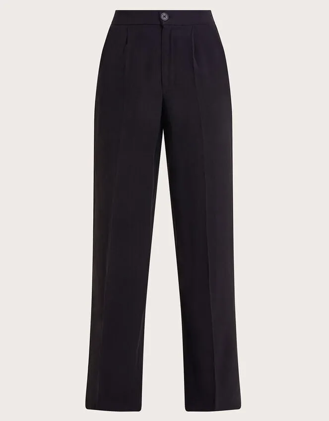 Wila Wide Leg Trousers Black Women Monsoon Trousers and Jeans