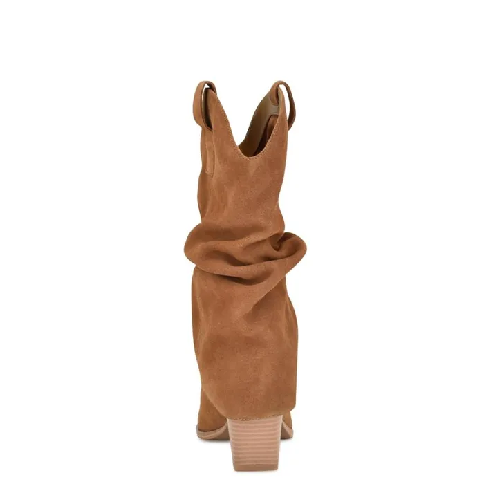 Wilton Western Boots Medium Brown Women Nine West Boots and Booties