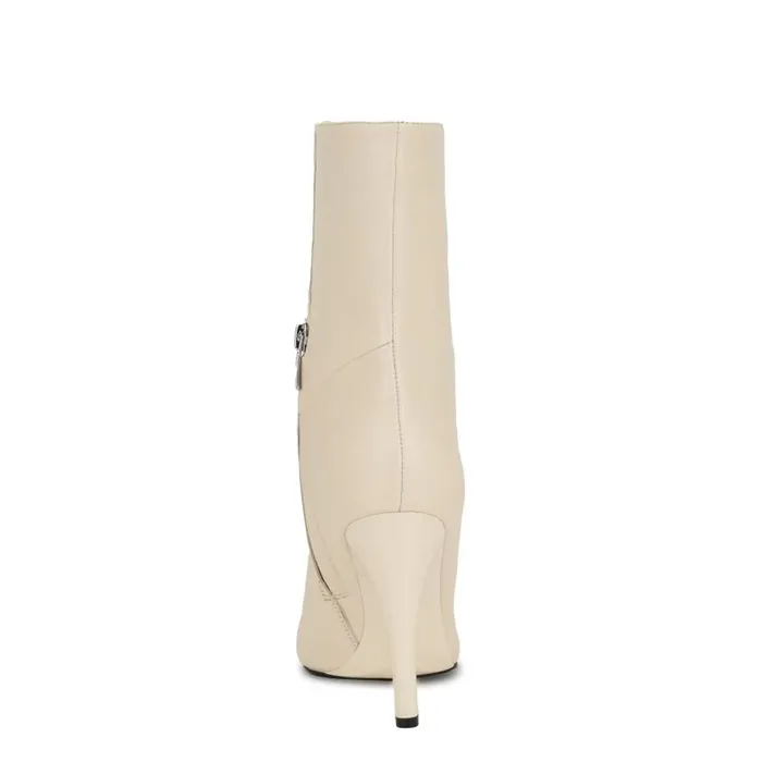 Winner Cap Toe Heeled Booties Ivory Women Nine West Boots and Booties