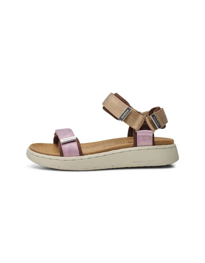 Woden Platform Sandals Pink Women Monsoon Sandals