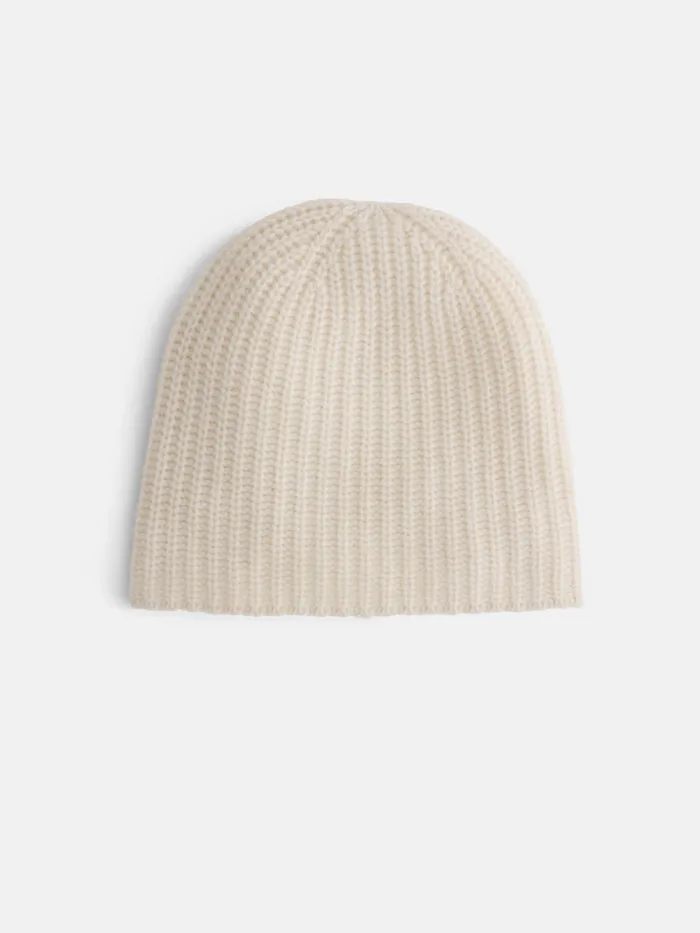 Women Alex Mill Accessories Cashmere Beanie Chalk