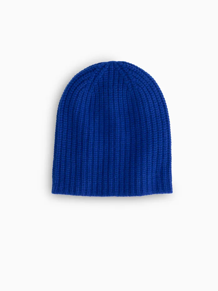 Women Alex Mill Accessories Cashmere Beanie Cobalt