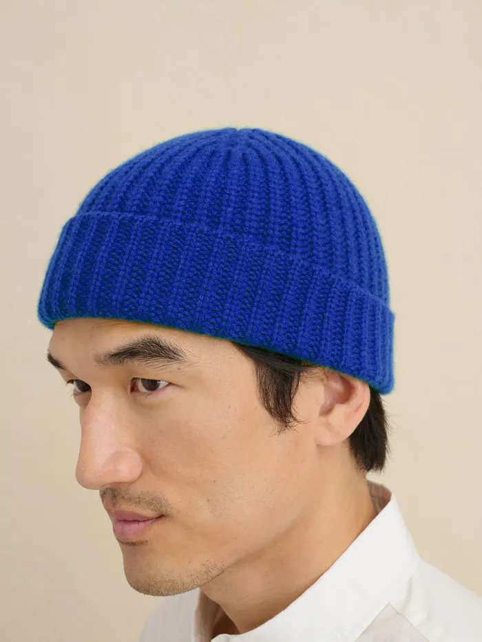 Women Alex Mill Accessories Cashmere Beanie Cobalt