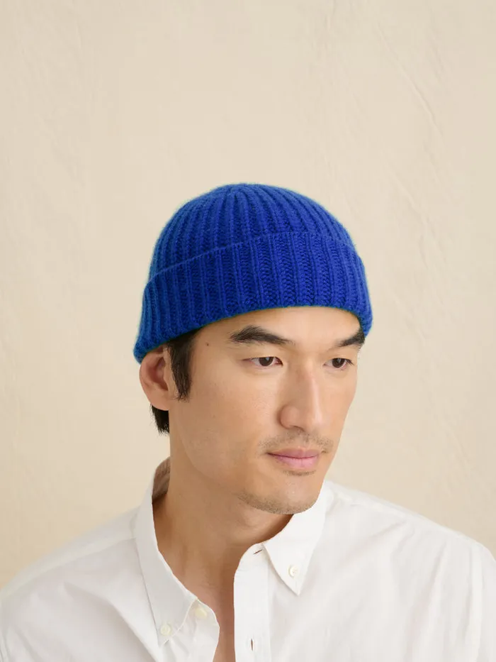 Women Alex Mill Accessories Cashmere Beanie Cobalt