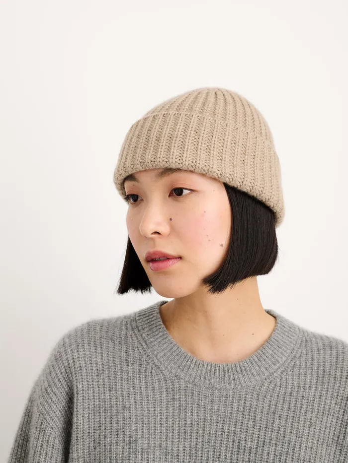Women Alex Mill Accessories Cashmere Beanie Gravel