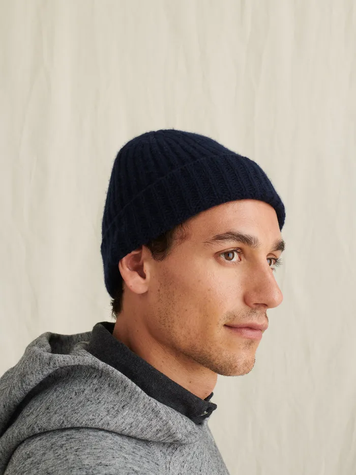 Women Alex Mill Accessories Cashmere Beanie Navy