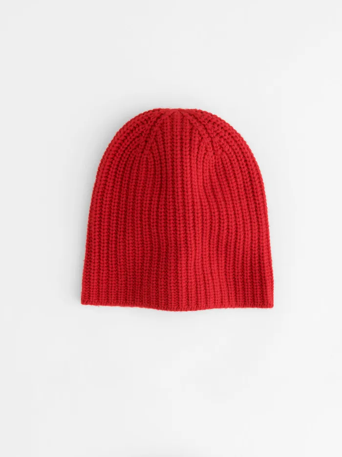 Women Alex Mill Accessories Cashmere Beanie Red