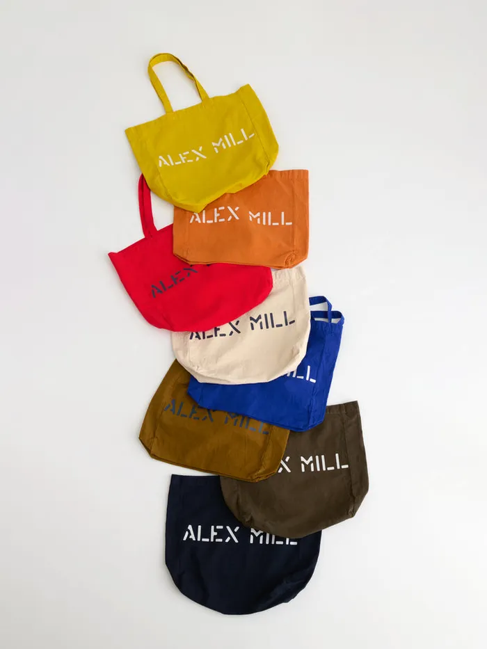 Women Alex Mill Accessories Garment Dyed Alex Mill Tote Cobalt