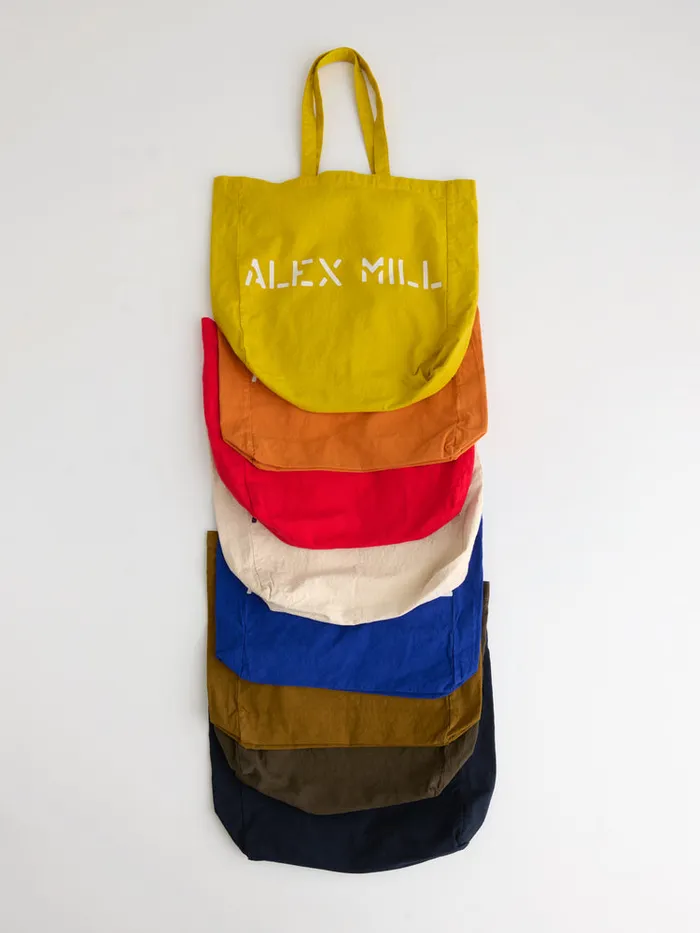 Women Alex Mill Accessories Garment Dyed Alex Mill Tote Cobalt Women Alex Mill Accessories Garment Dyed Alex Mill Tote Cobalt