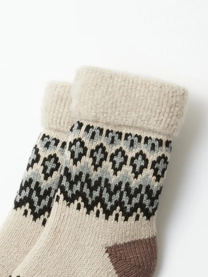 Women Alex Mill Accessories Nordic Comfy Room Socks Ivory Women Alex Mill Accessories Nordic Comfy Room Socks Ivory