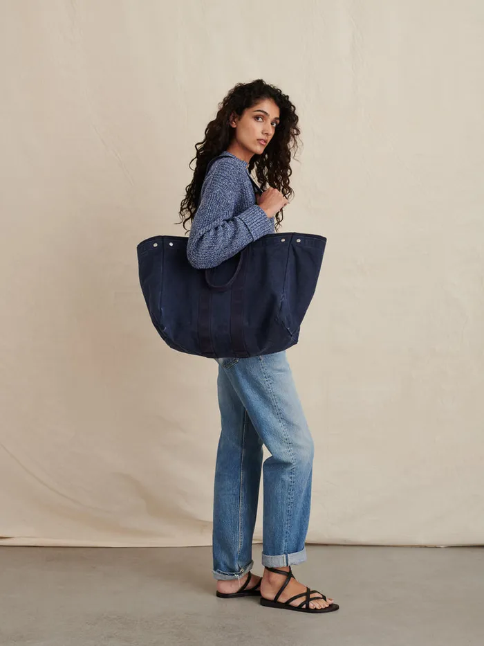 Women Alex Mill Accessories The Perfect Weekend Tote Navy