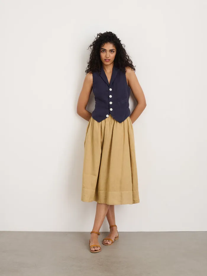Women Alex Mill Dresses Skirts Standard Skirt In Linen Vintage Khaki