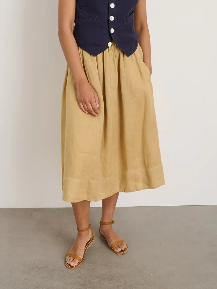 Women Alex Mill Dresses Skirts Standard Skirt In Linen Vintage Khaki