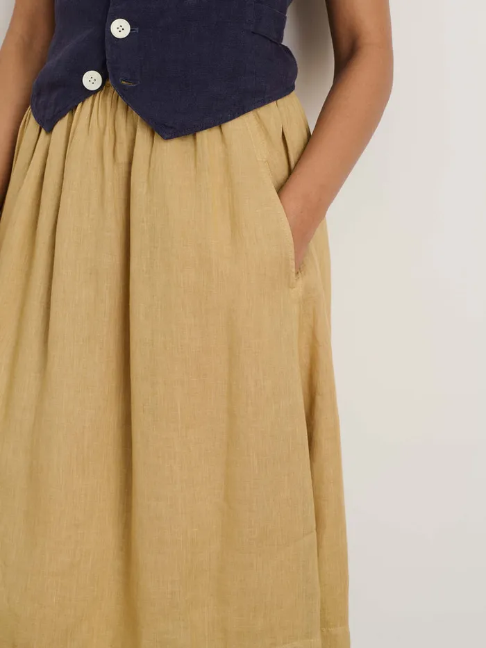 Women Alex Mill Dresses Skirts Standard Skirt In Linen Vintage Khaki