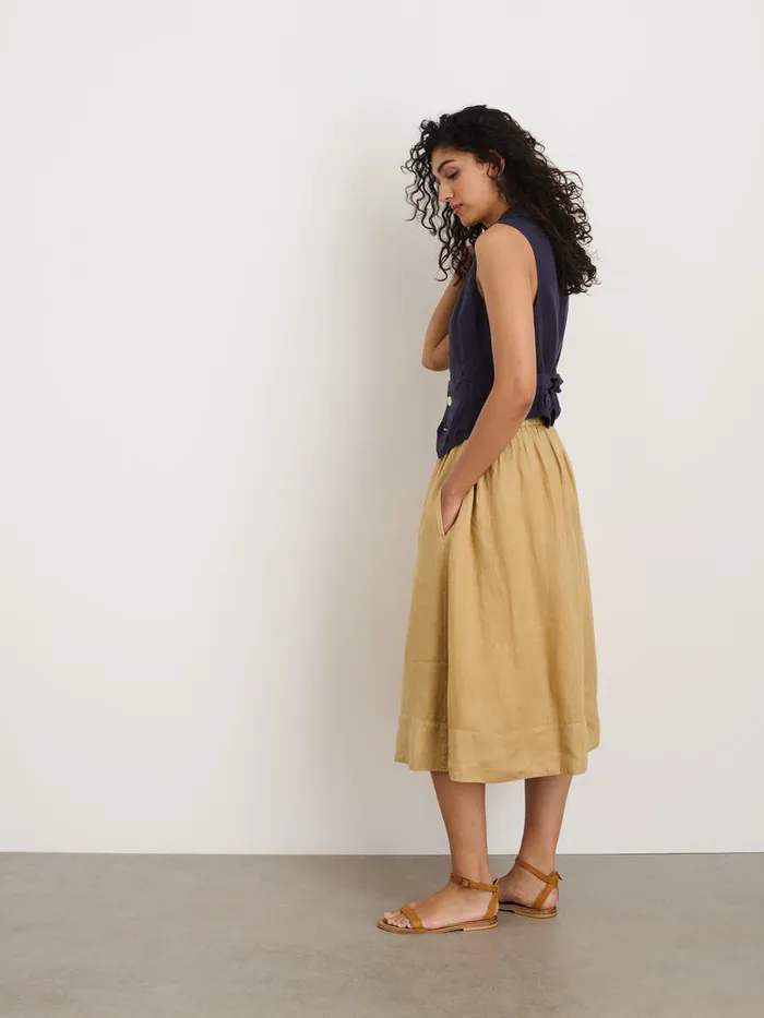 Women Alex Mill Dresses Skirts Standard Skirt In Linen Vintage Khaki
