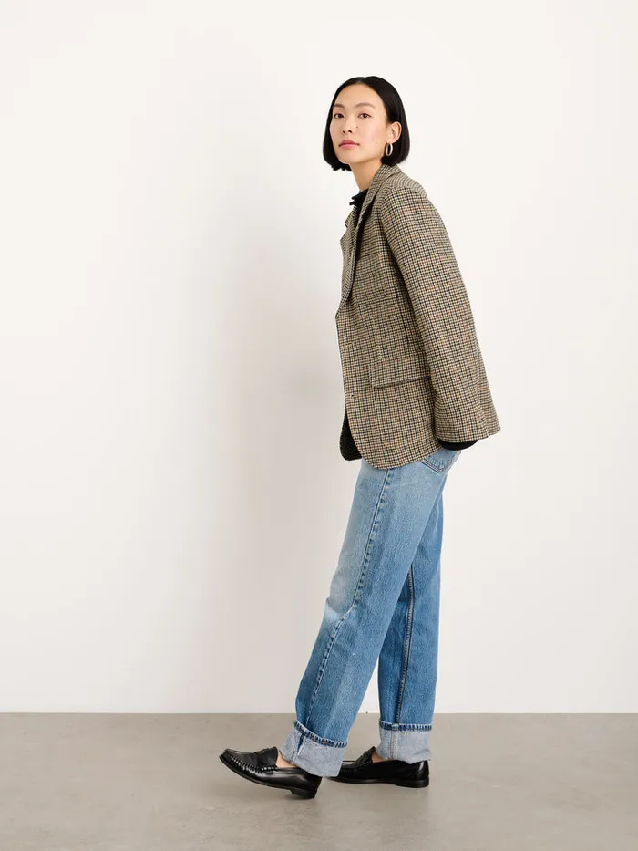 Women Alex Mill Jackets Outerwear Cecilie Blazer In Wool Tweed