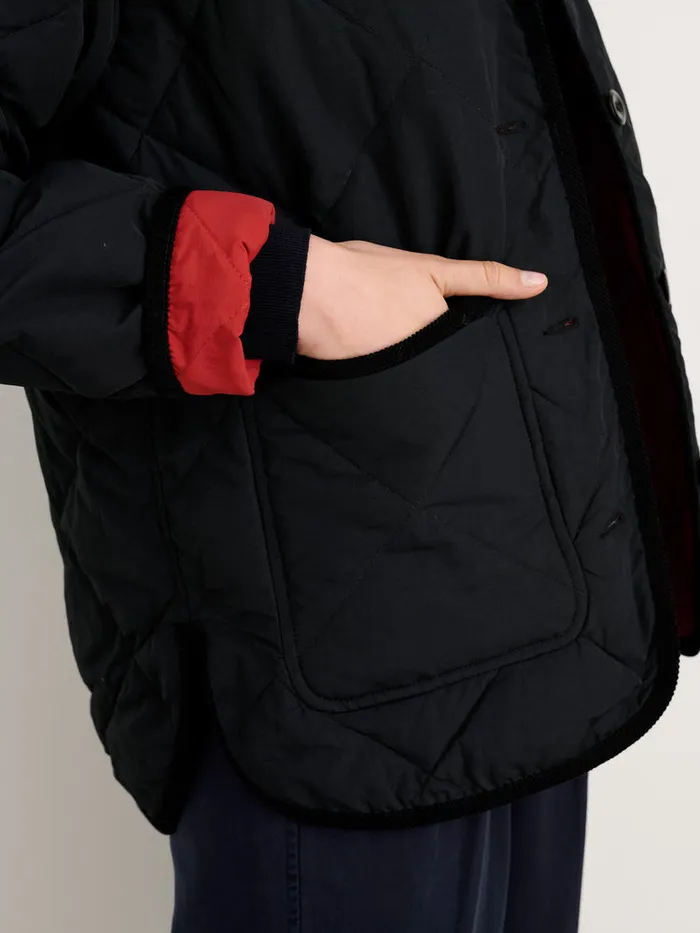 Women Alex Mill Jackets Outerwear Quinn Quilted Jacket In Nylon Black