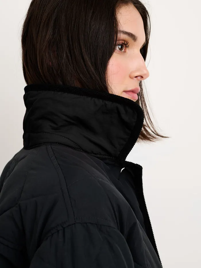 Women Alex Mill Jackets Outerwear Quinn Quilted Jacket In Nylon Black