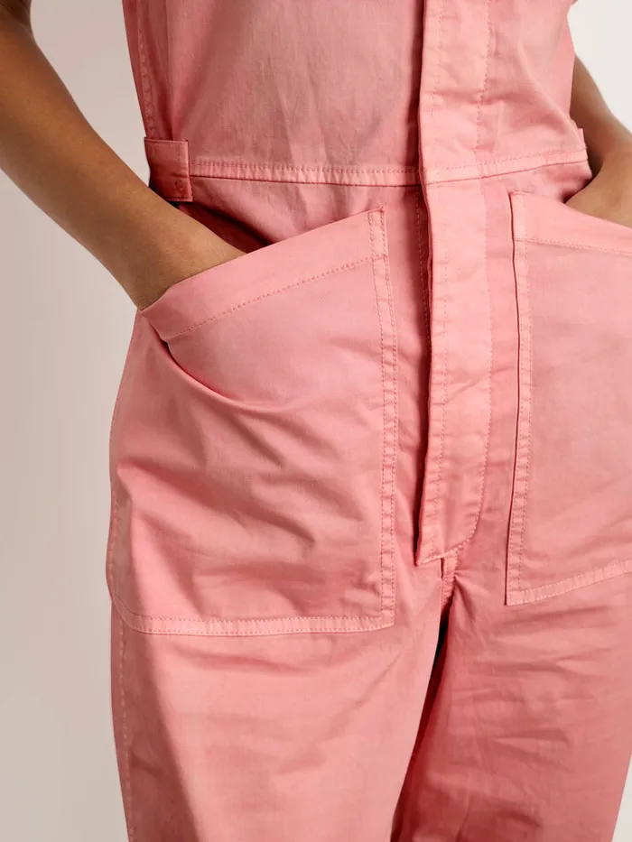 Women Alex Mill Jumpsuits Botanical Dyed Standard Short Sleeve Jumpsuit