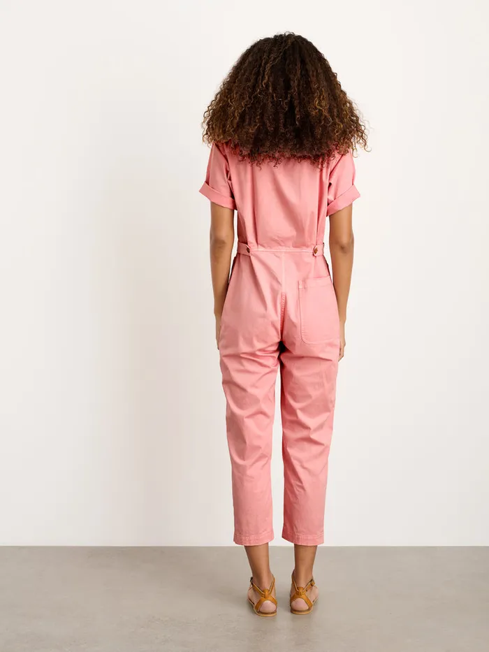 Women Alex Mill Jumpsuits Botanical Dyed Standard Short Sleeve Jumpsuit