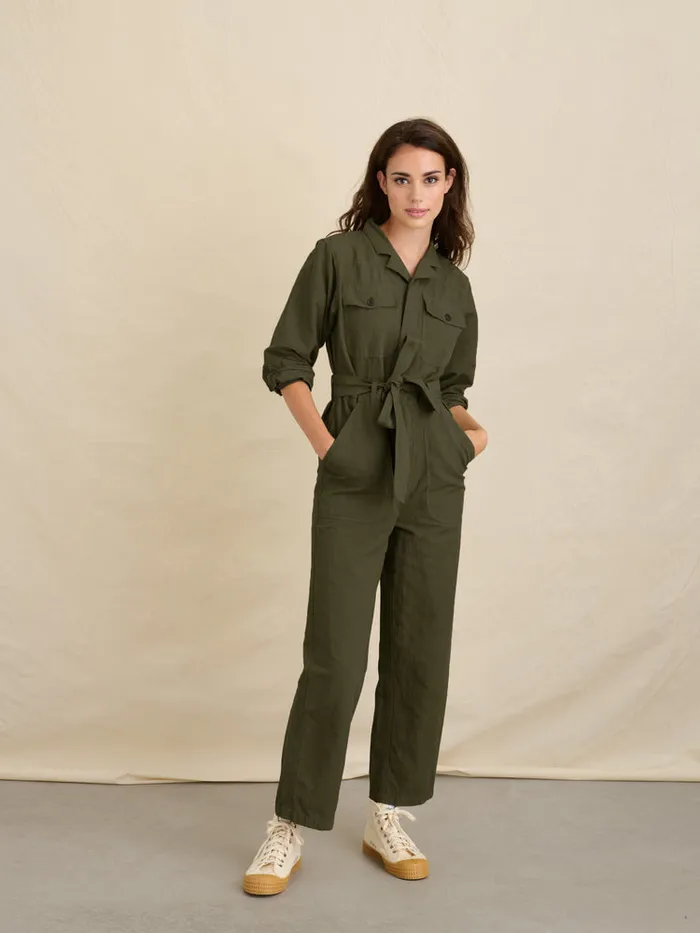 Women Alex Mill Jumpsuits Mel Jumpsuit Light Army