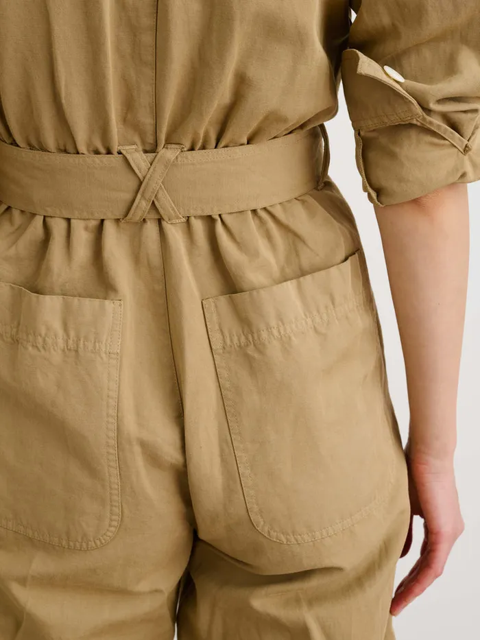 Women Alex Mill Jumpsuits Mel Jumpsuit Vintage Khaki