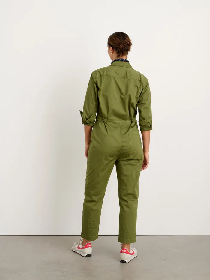 Women Alex Mill Jumpsuits Standard Jumpsuit In Cotton Twill Army Green