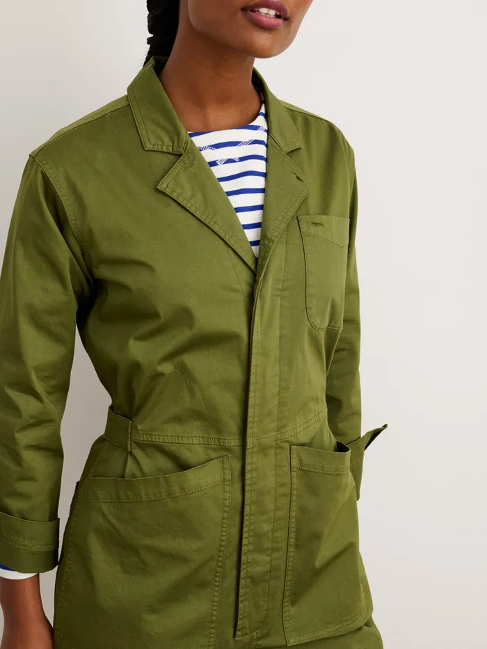 Women Alex Mill Jumpsuits Standard Jumpsuit In Cotton Twill Army Green