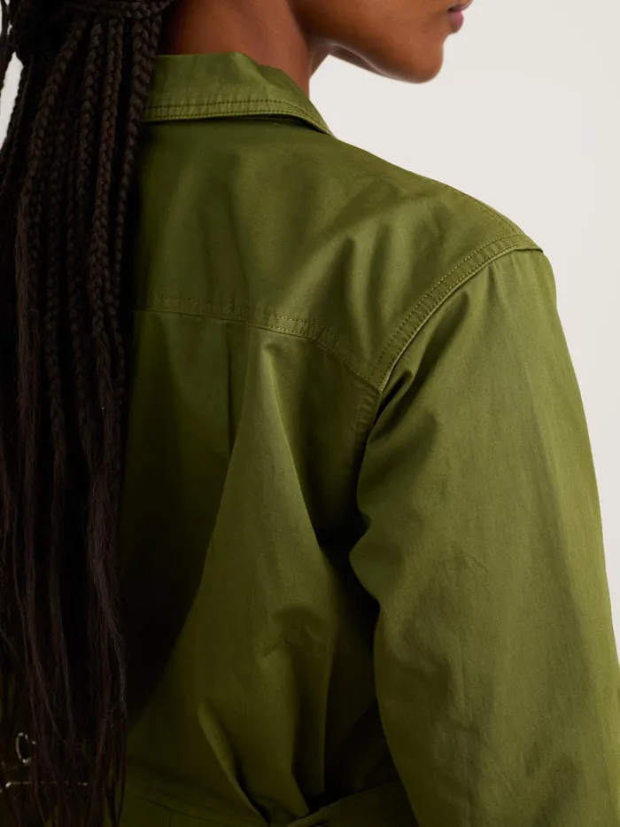 Women Alex Mill Jumpsuits Standard Jumpsuit In Cotton Twill Army Green