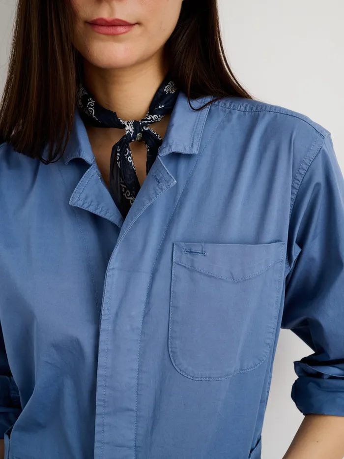 Women Alex Mill Jumpsuits Standard Jumpsuit In Cotton Twill Flight Blue