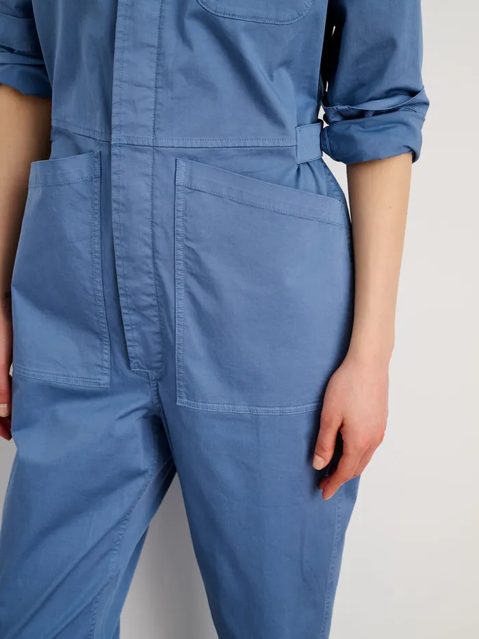 Women Alex Mill Jumpsuits Standard Jumpsuit In Cotton Twill Flight Blue