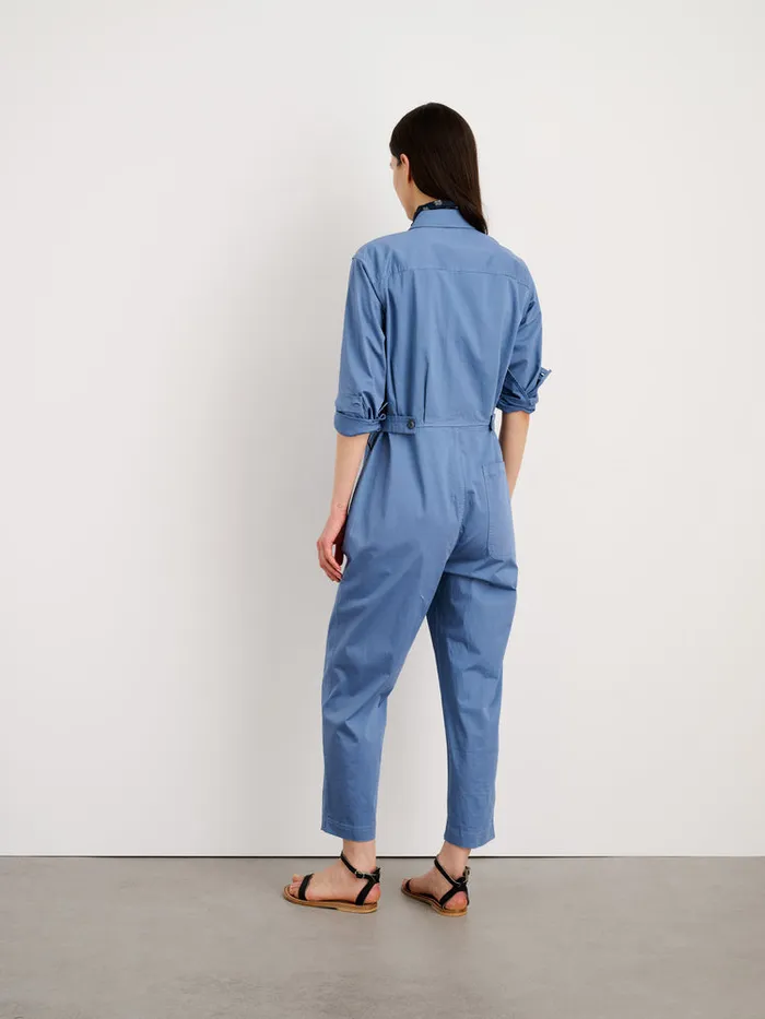 Women Alex Mill Jumpsuits Standard Jumpsuit In Cotton Twill Flight Blue