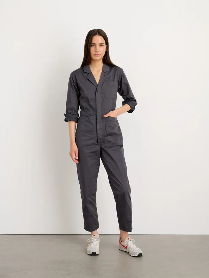 Women Alex Mill Jumpsuits Standard Jumpsuit In Cotton Twill Iron Grey