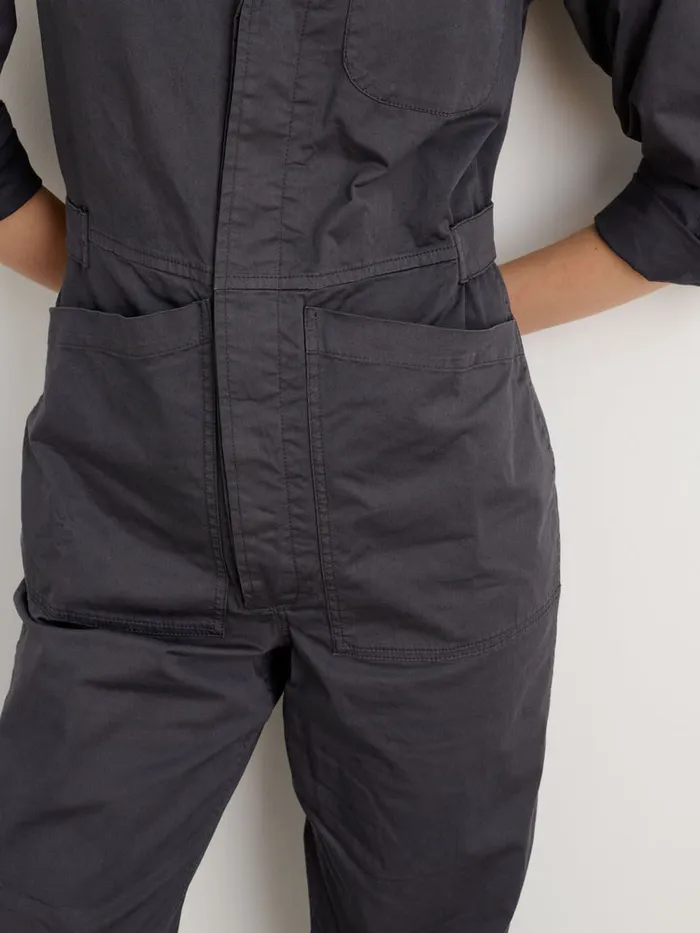Women Alex Mill Jumpsuits Standard Jumpsuit In Cotton Twill Iron Grey