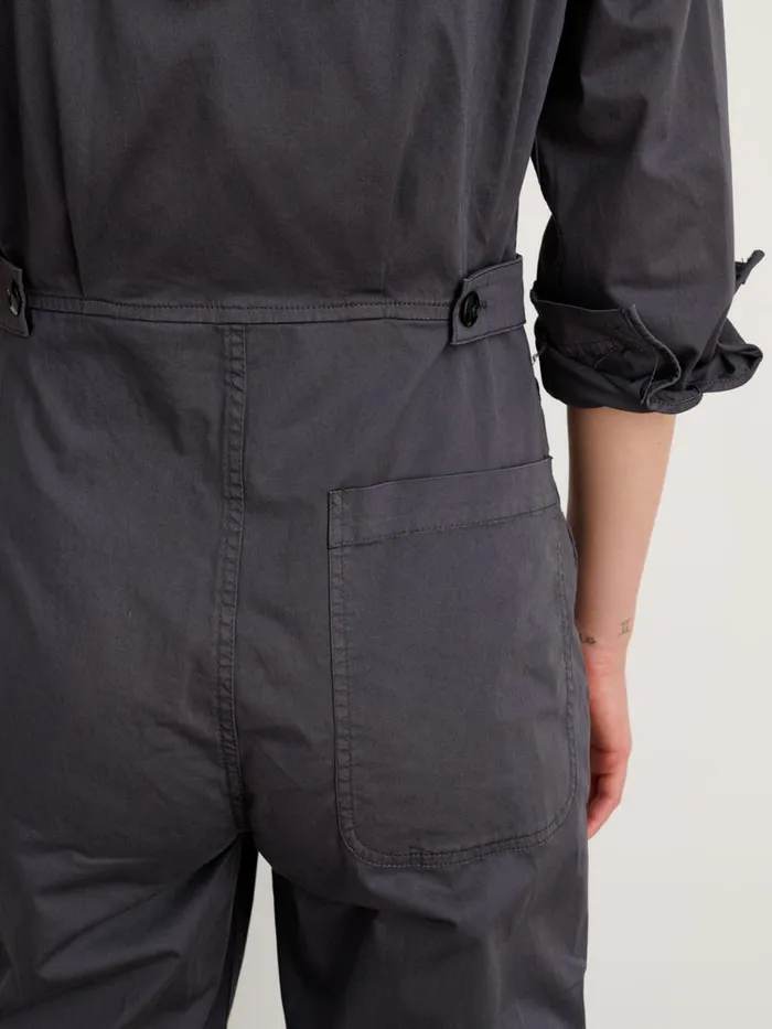Women Alex Mill Jumpsuits Standard Jumpsuit In Cotton Twill Iron Grey