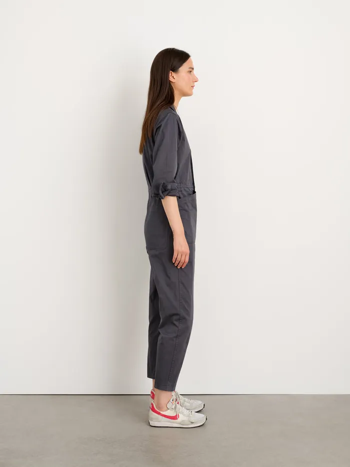 Women Alex Mill Jumpsuits Standard Jumpsuit In Cotton Twill Iron Grey