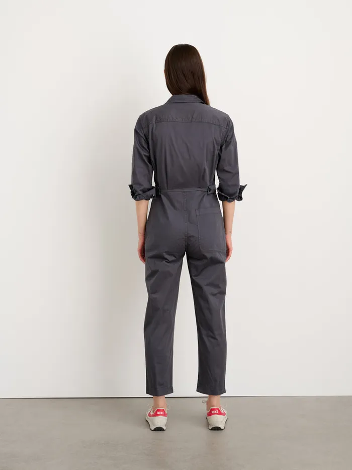 Women Alex Mill Jumpsuits Standard Jumpsuit In Cotton Twill Iron Grey