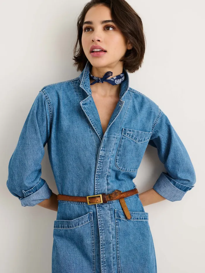 Women Alex Mill Jumpsuits Standard Jumpsuit In Denim Women Alex Mill Jumpsuits Standard Jumpsuit In Denim