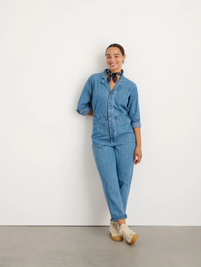 Women Alex Mill Jumpsuits Standard Jumpsuit In Denim Women Alex Mill Jumpsuits Standard Jumpsuit In Denim