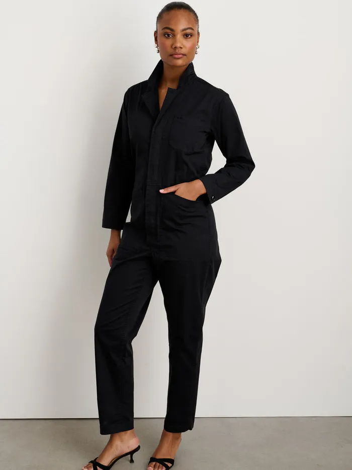 Women Alex Mill Jumpsuits Standard Jumpsuit In Long Inseam Black