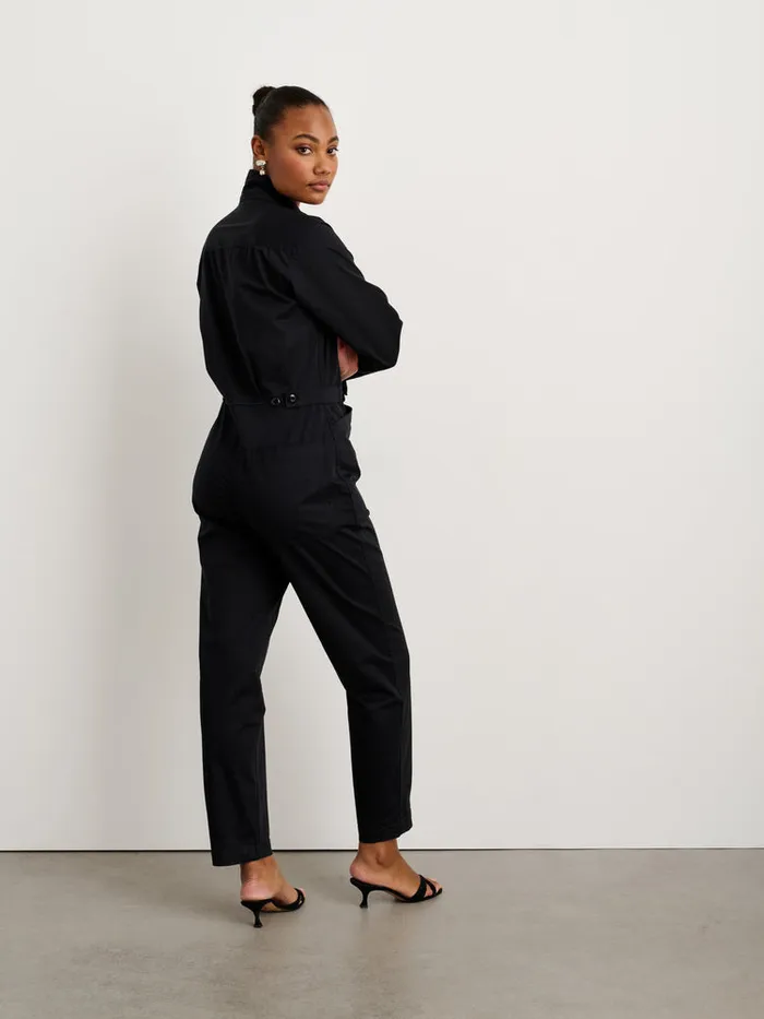 Women Alex Mill Jumpsuits Standard Jumpsuit In Long Inseam Black