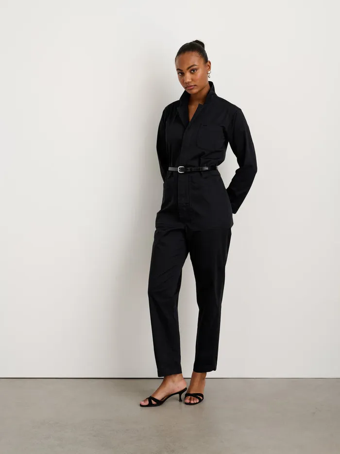 Women Alex Mill Jumpsuits Standard Jumpsuit In Long Inseam Black