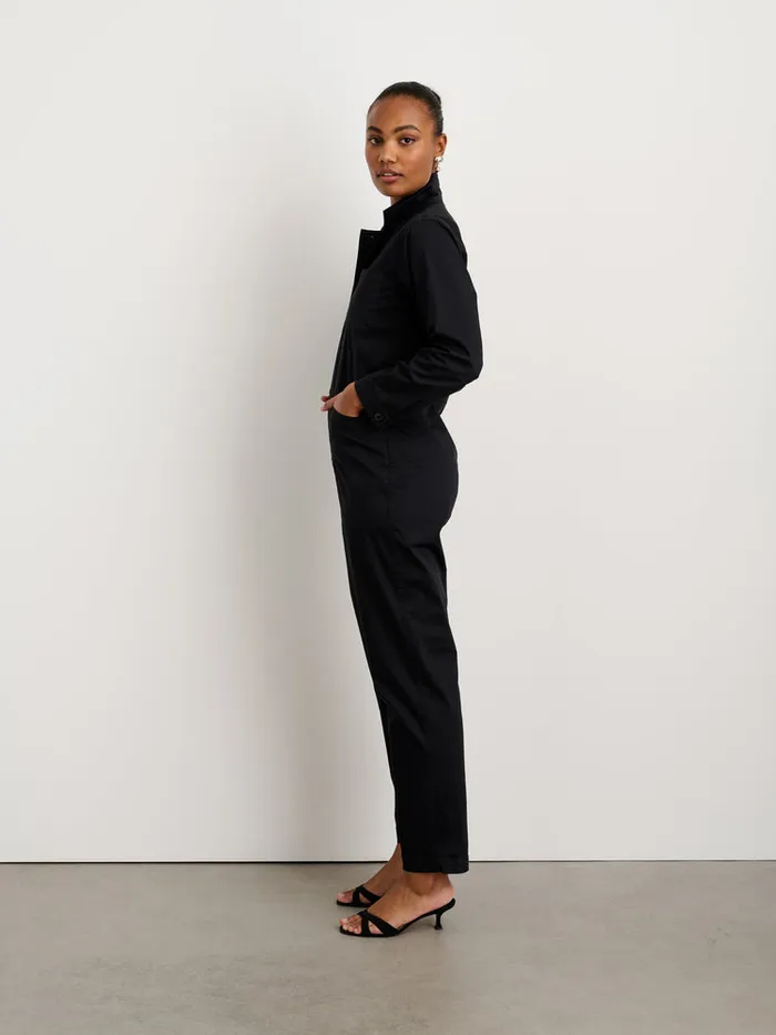 Women Alex Mill Jumpsuits Standard Jumpsuit In Long Inseam Black