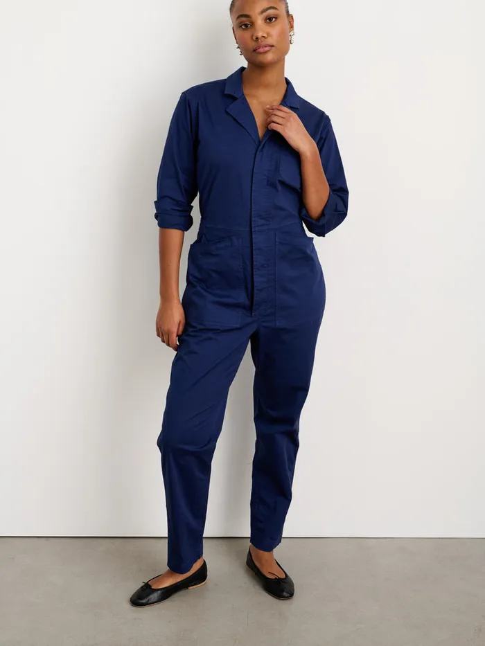 Women Alex Mill Jumpsuits Standard Jumpsuit In Long Inseam Dark Navy
